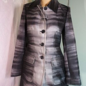 BCBGMAXAGRIA women coat wool wo.ens  XS black/ gra